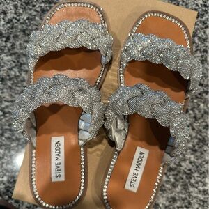 Steve Madden Rhinestone Sandals size 10
